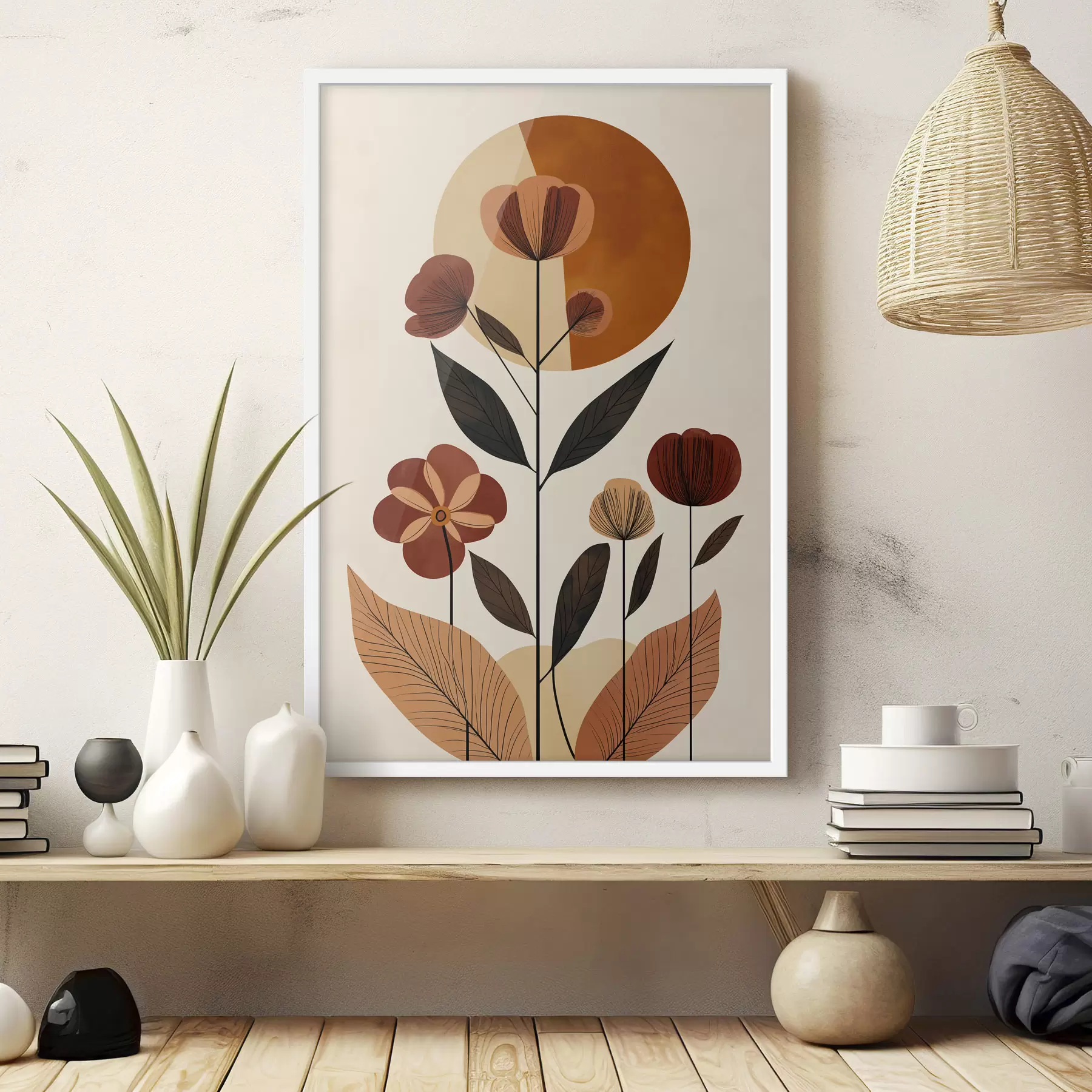 Fototapete Abstrakte Blumen f50342