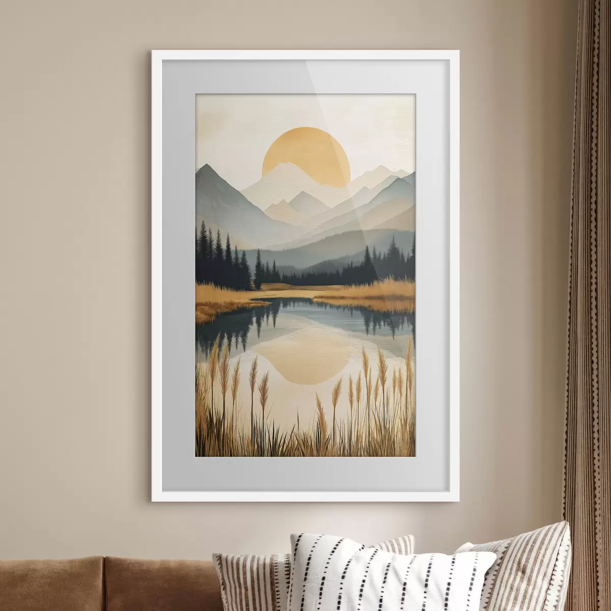 Poster Berge und Farben f50343