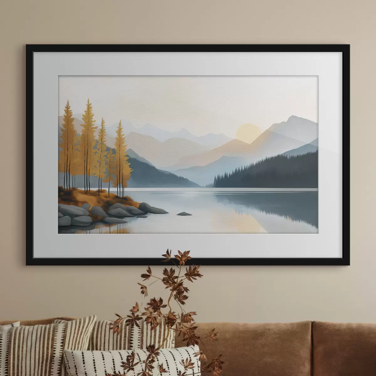 Poster Berge und Leben f50344