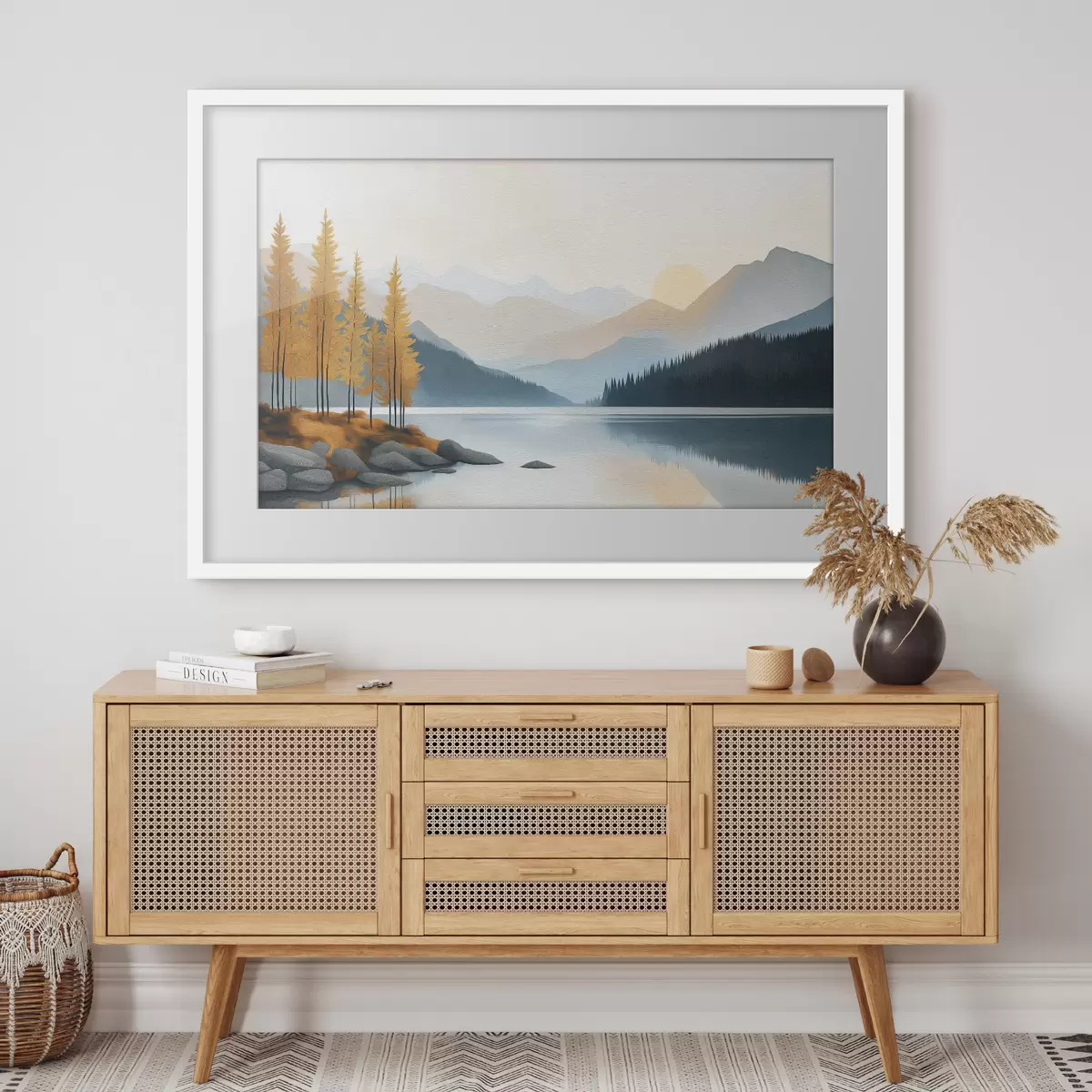 Poster Berge und Leben f50344