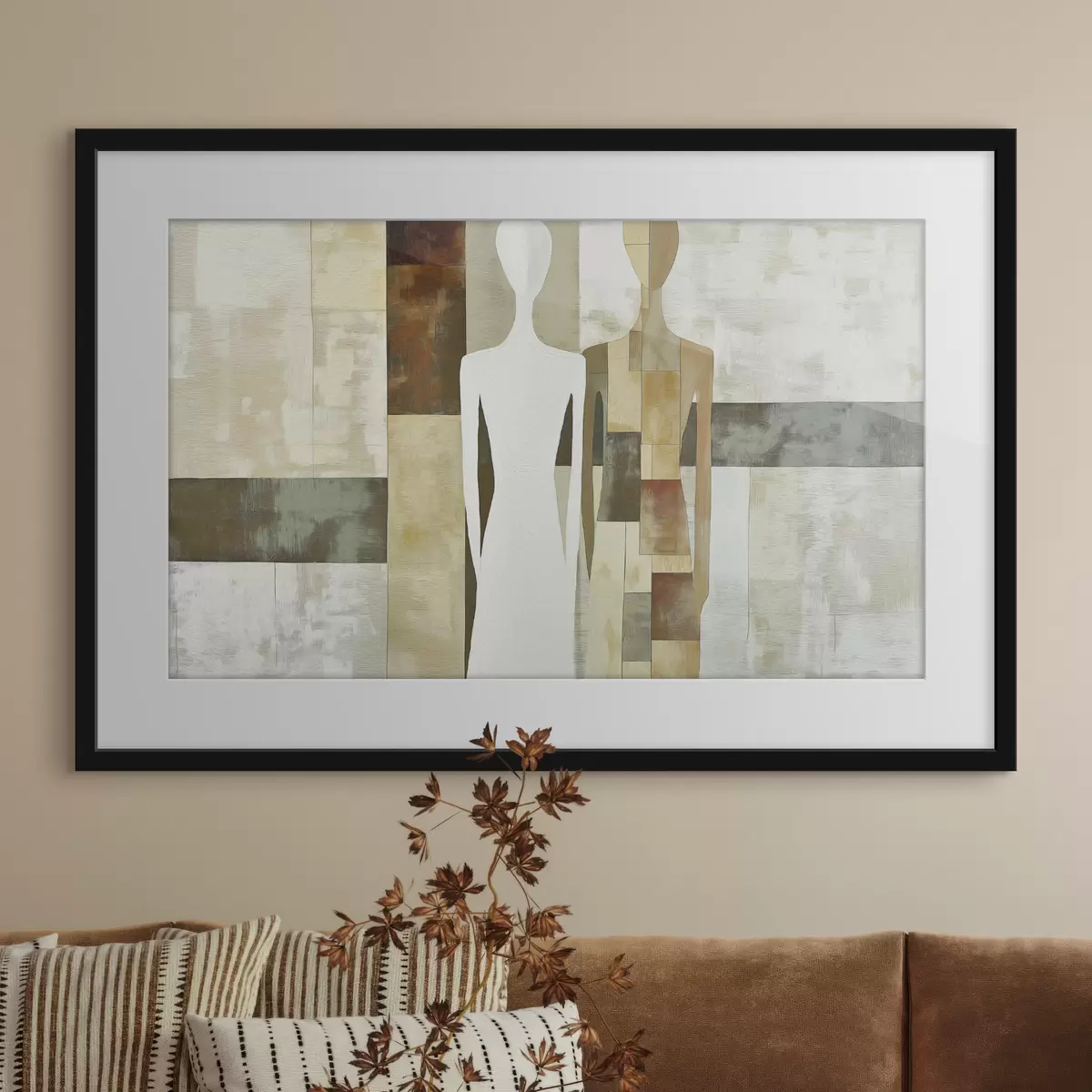 Poster Silhouette und Energie f50346