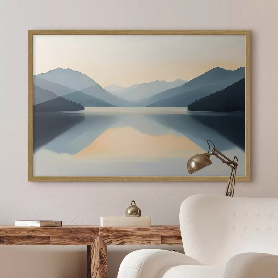 Fototapete Bergsee f50349