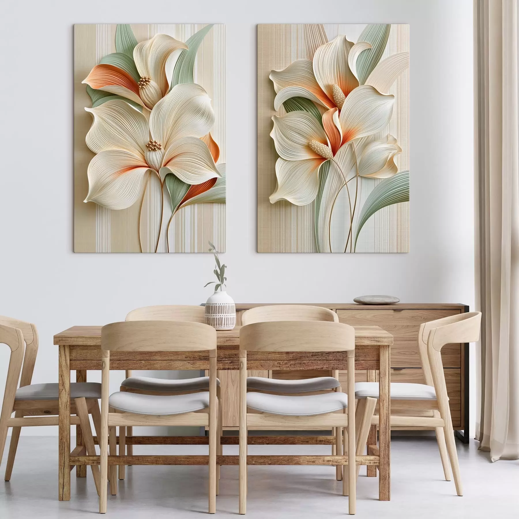 Fototapete Abstrakte Blumen m30888