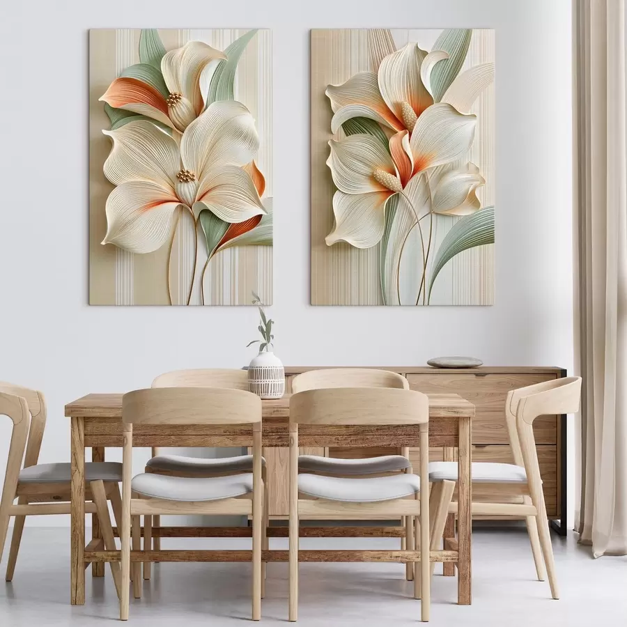 Fototapete Abstrakte Blumen m30888