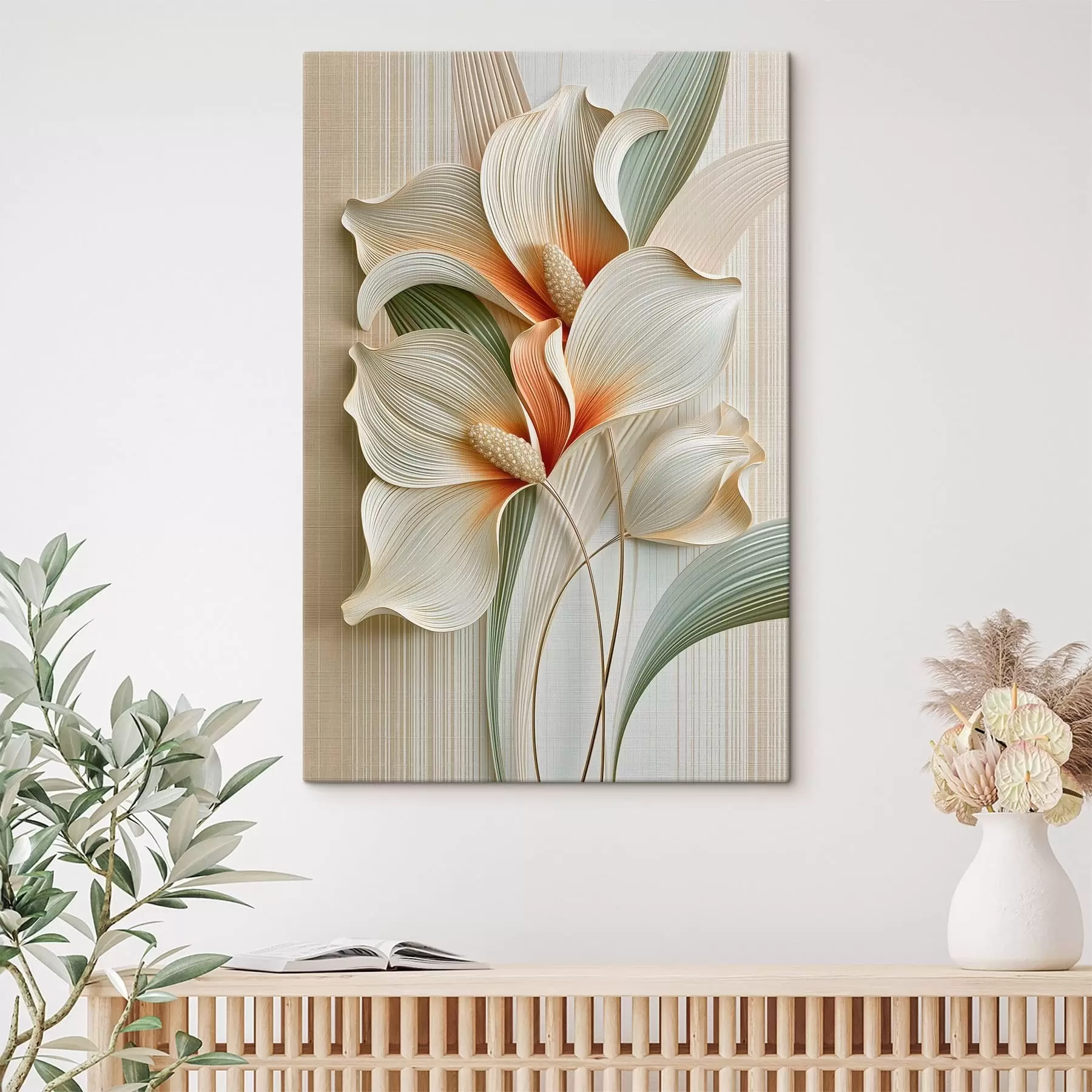 Fototapete Abstrakte Blumen s50363