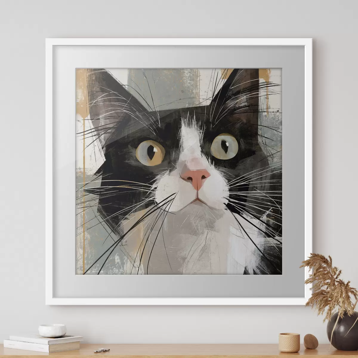 Poster Katze und Umarmung f50165