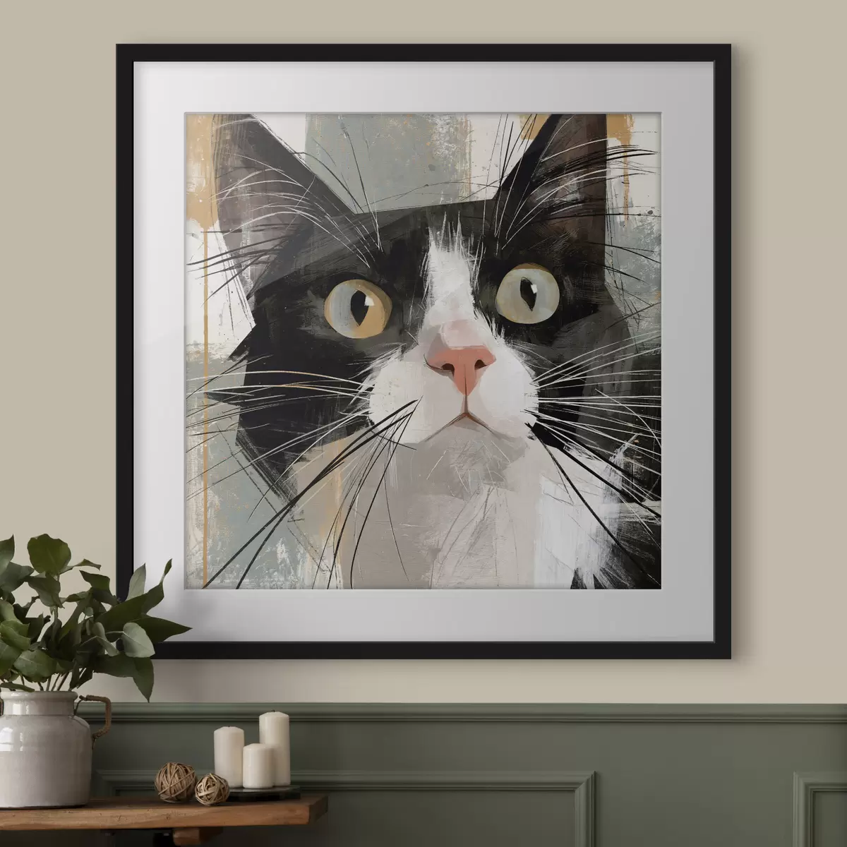 Poster Katze und Umarmung f50165