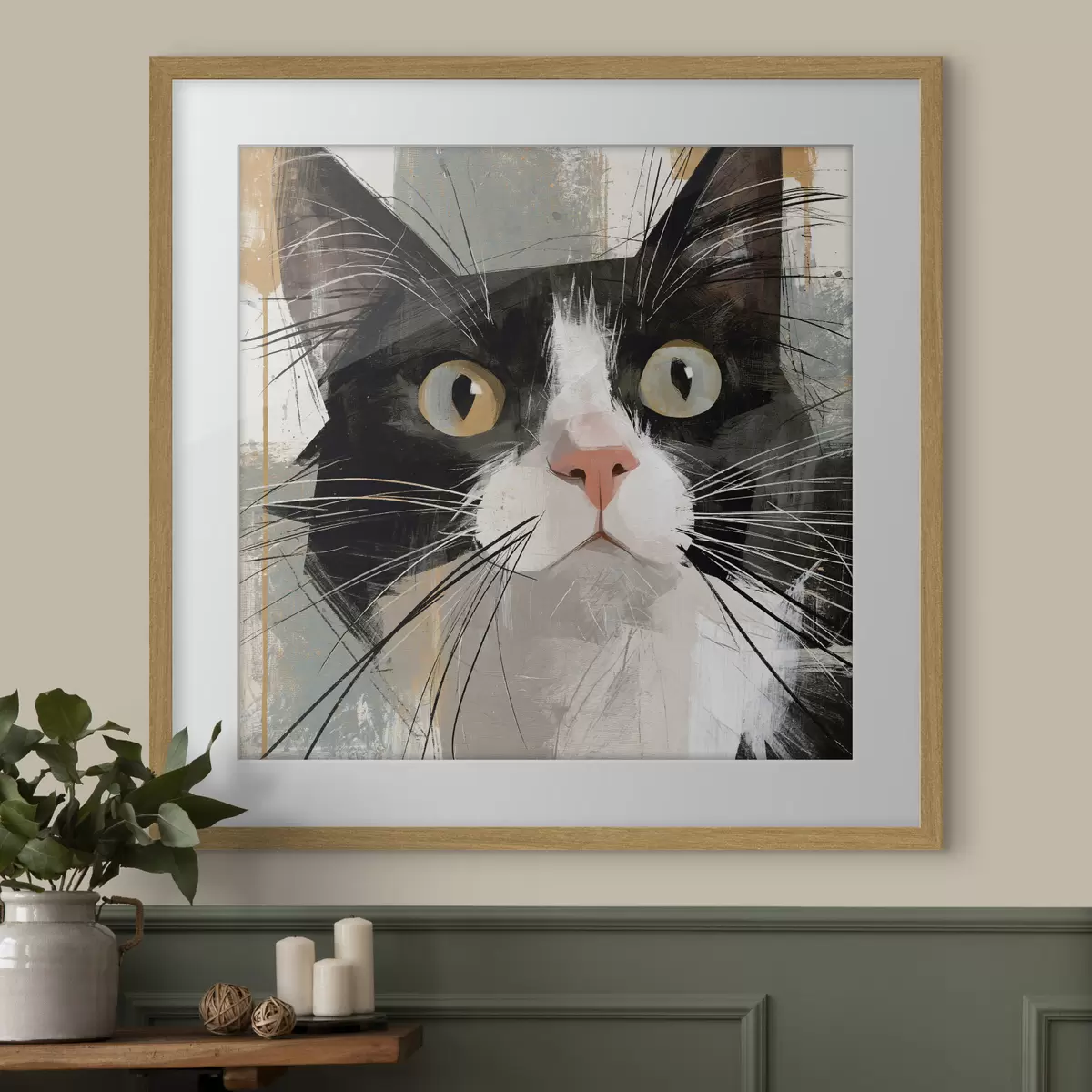 Poster Katze und Umarmung f50165