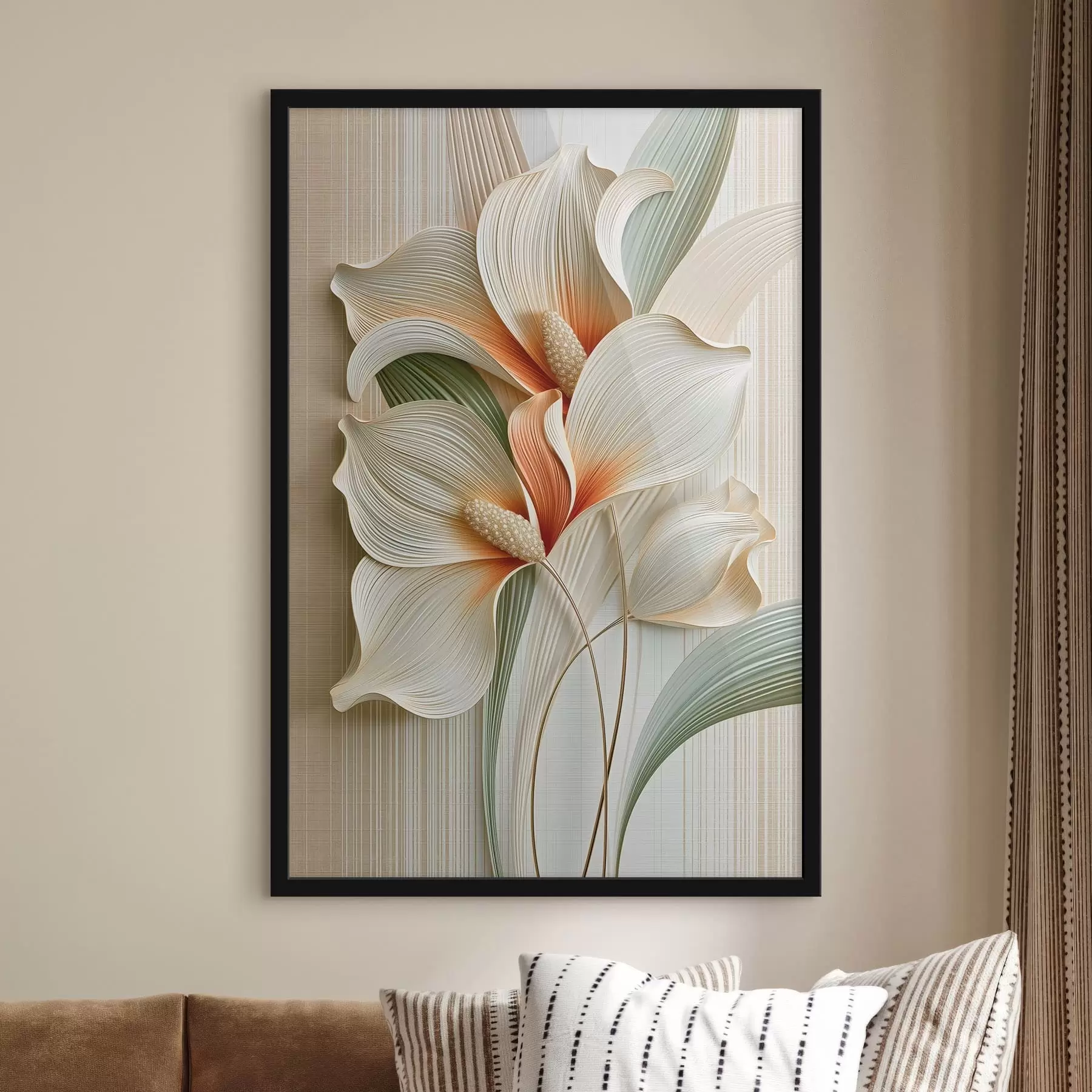 Fototapete Abstrakte Blumen f50363