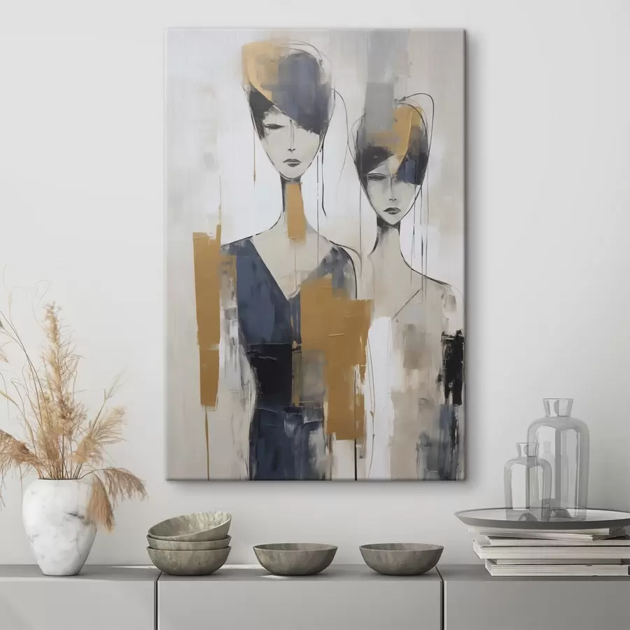 Fototapete Abstrakte Figuren, Nachahmung der Malerei s50378