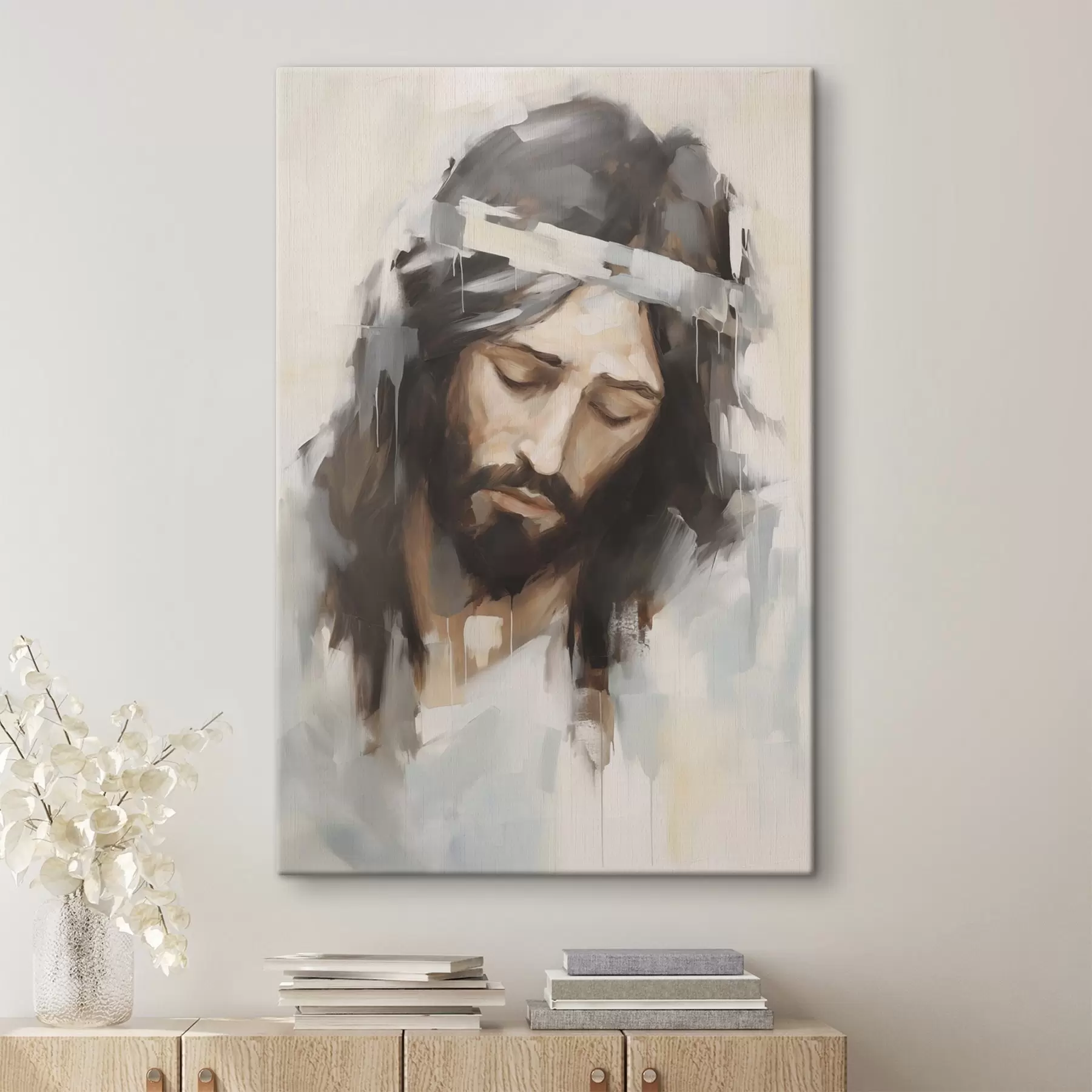 Fototapete Jesus, Nachahmungsgemälde s50408