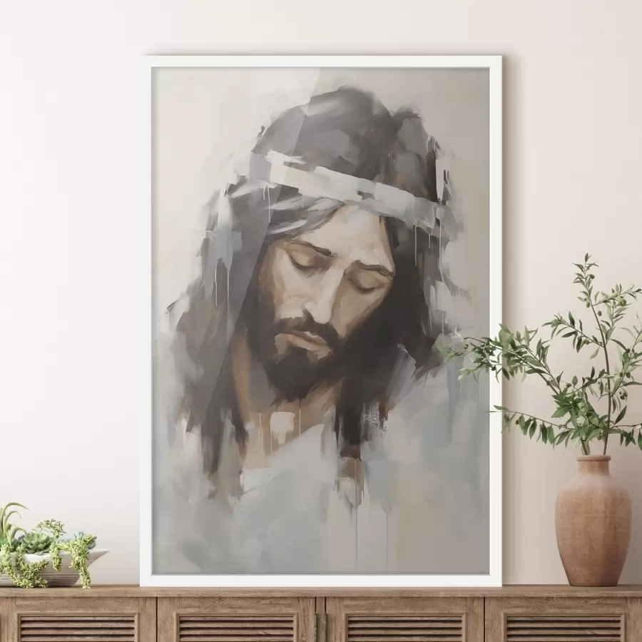 Fototapete Jesus, Nachahmungsgemälde f50408