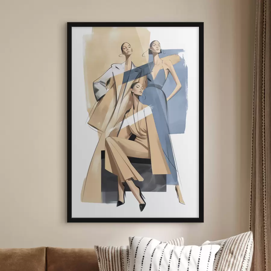 Fototapete Modebewusste Frauen f50367
