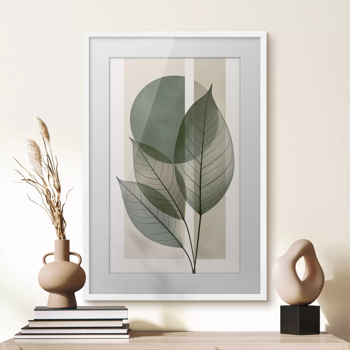 Poster Zarte Blätter f50369