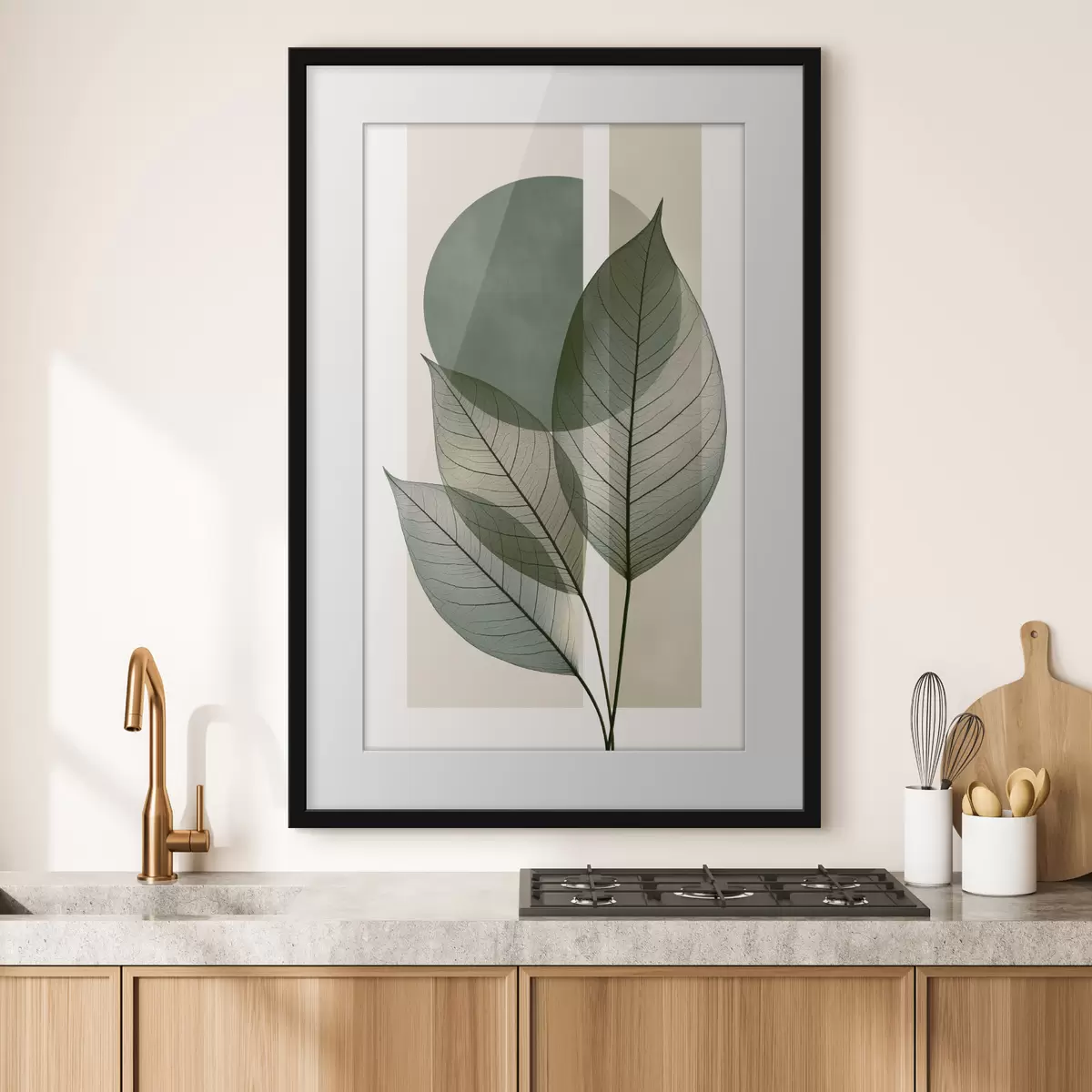 Poster Zarte Blätter f50369