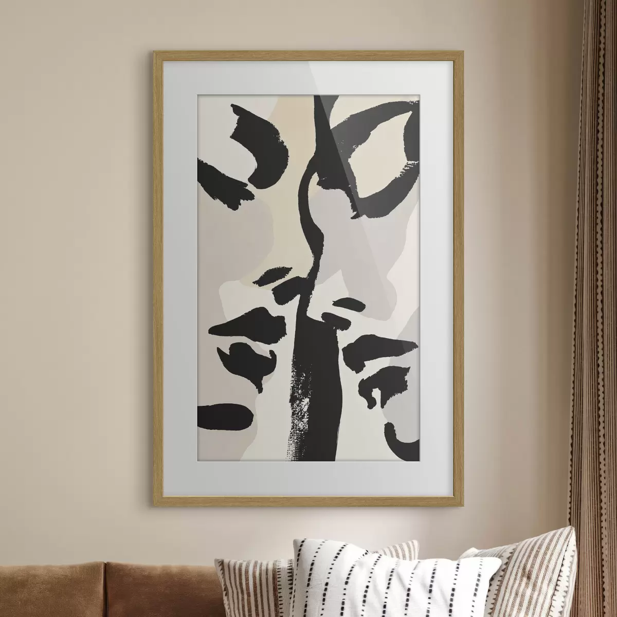 Poster Abstrakte Gesichter f50458