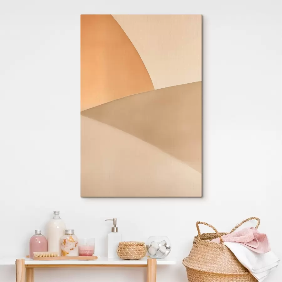 Fototapete Sanfte beige Geometrie s50396