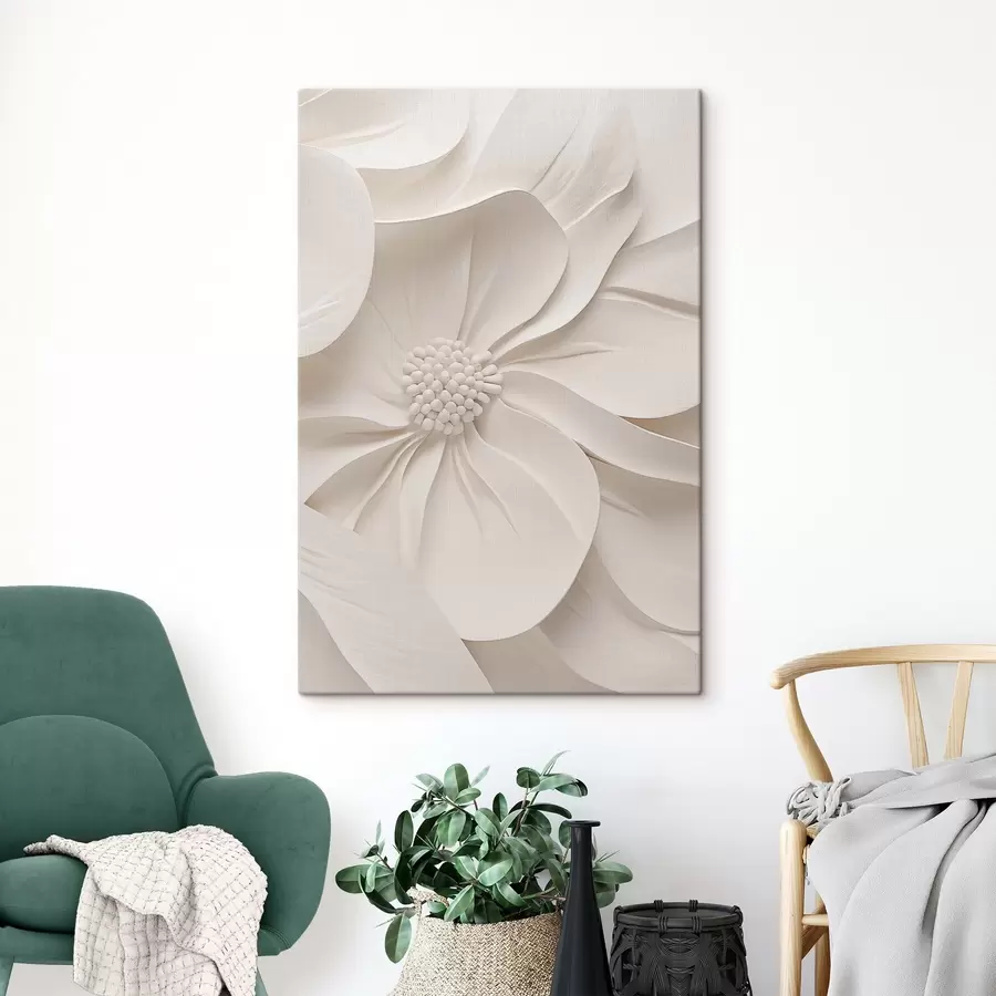 Fototapete Relief „Offene Blume“ s50400