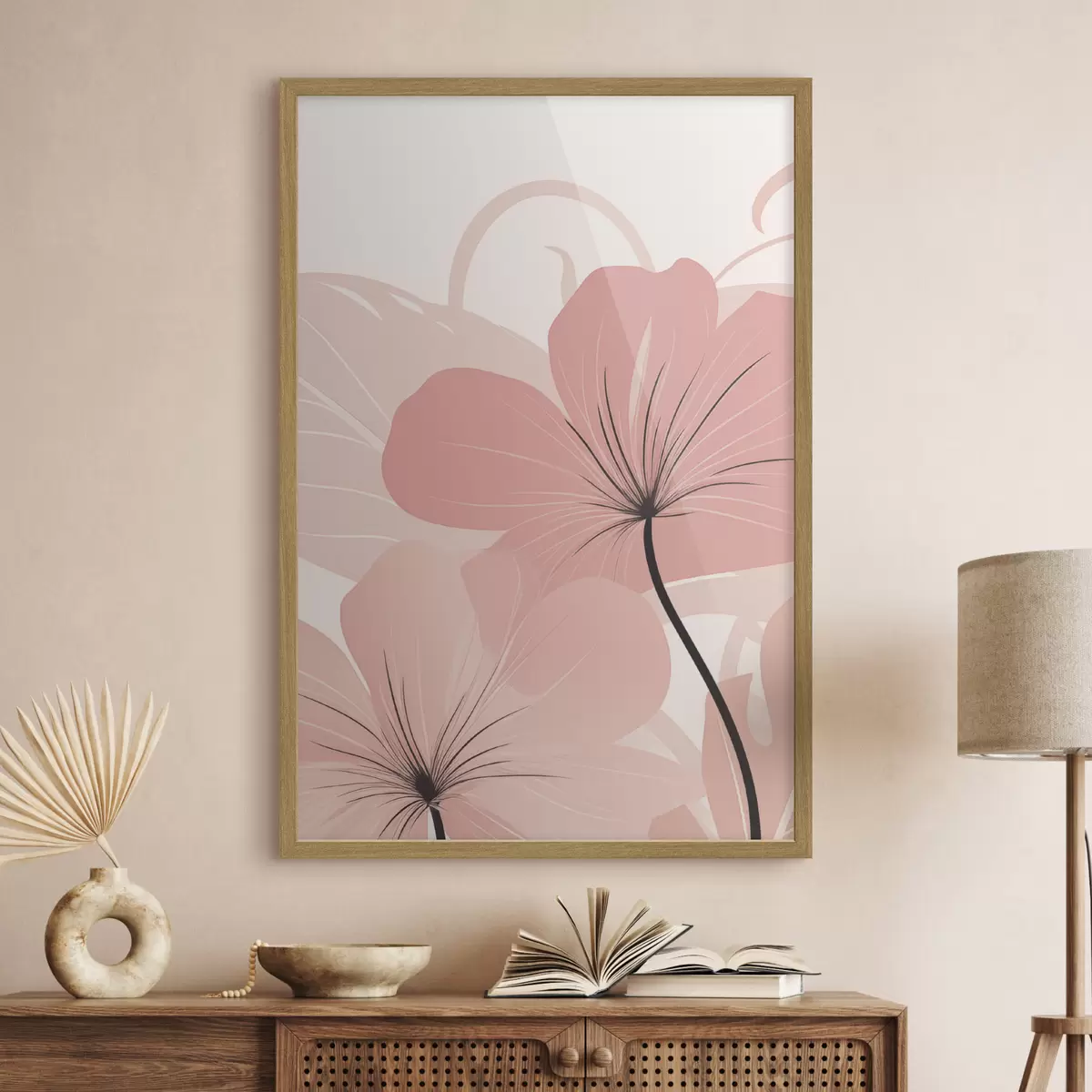 Poster Zarte, pudrige Blütenblätter f50390