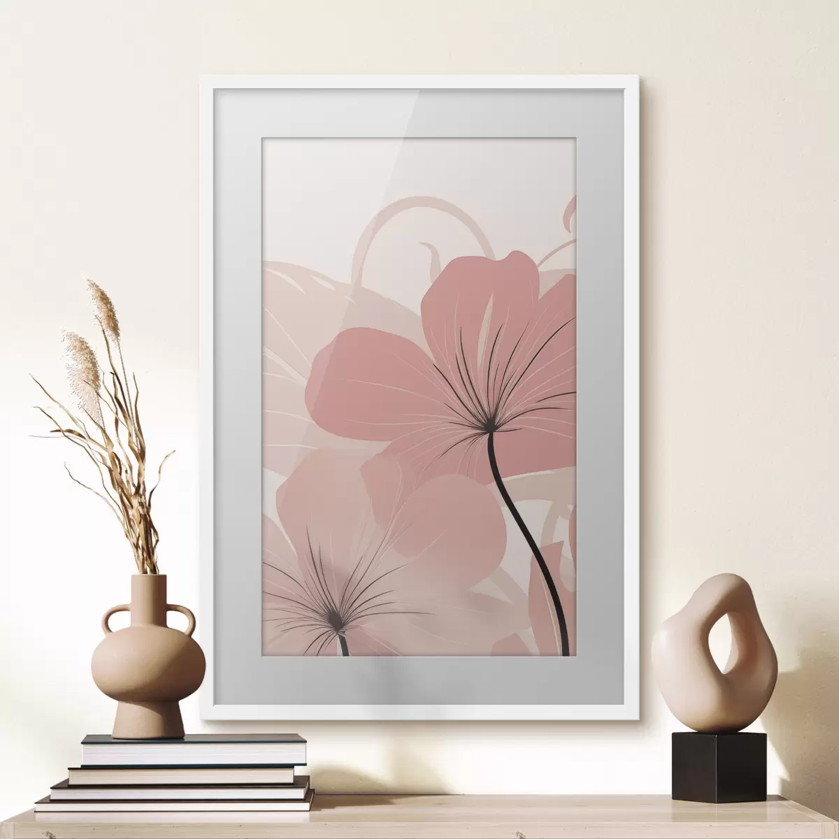 Poster Zarte, pudrige Blütenblätter f50390