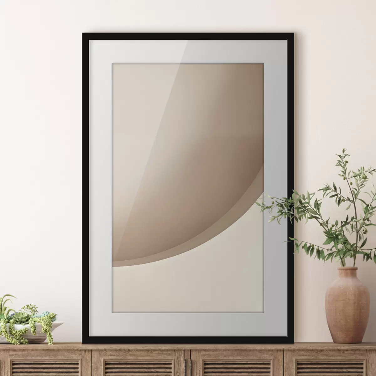 Poster Abstrakte Sandkurve f50394