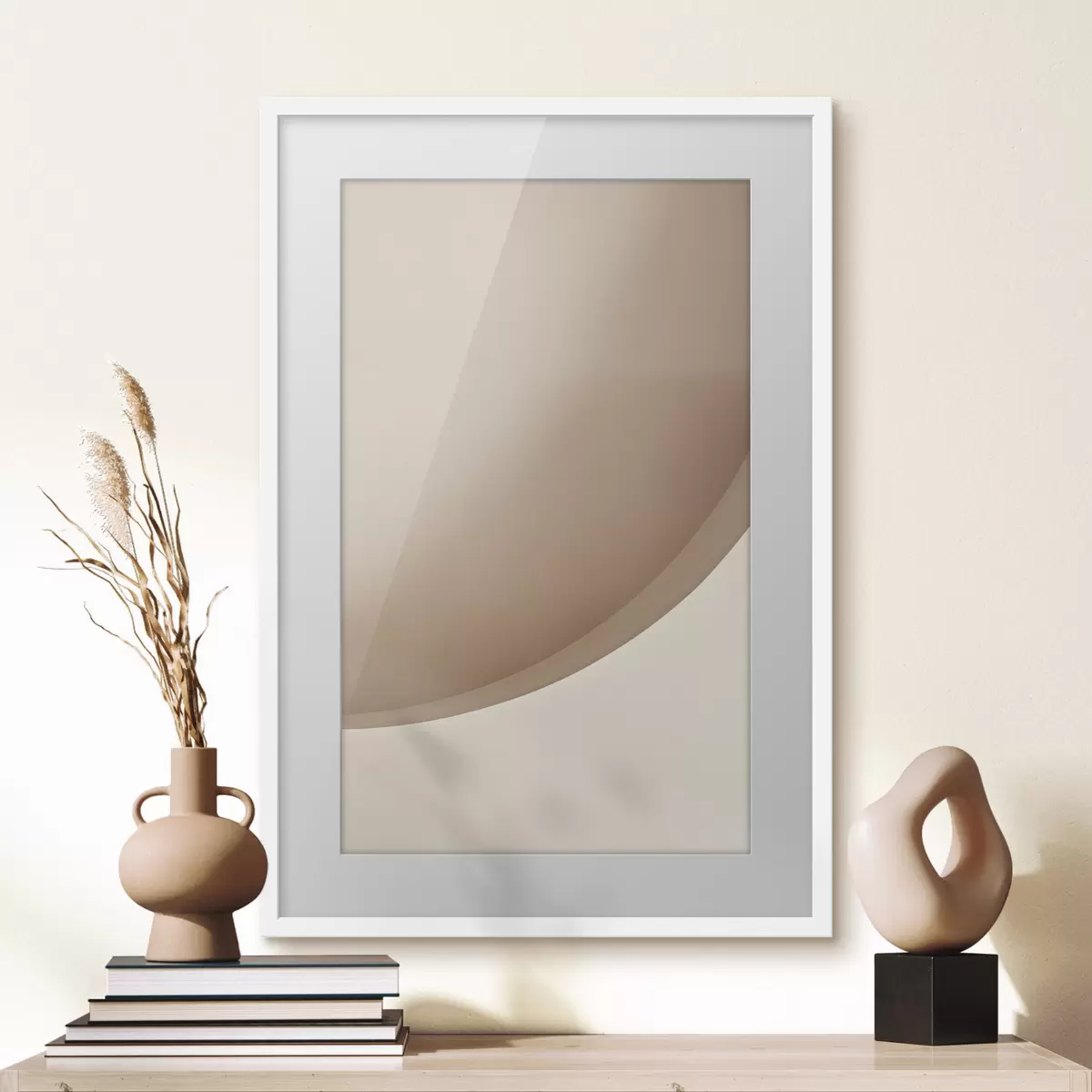 Poster Abstrakte Sandkurve f50394
