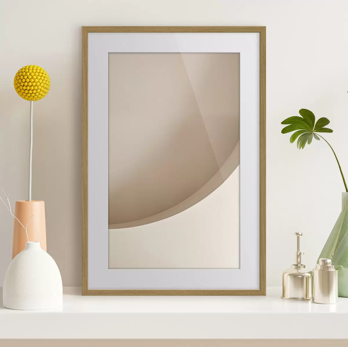 Poster Abstrakte Sandkurve f50394