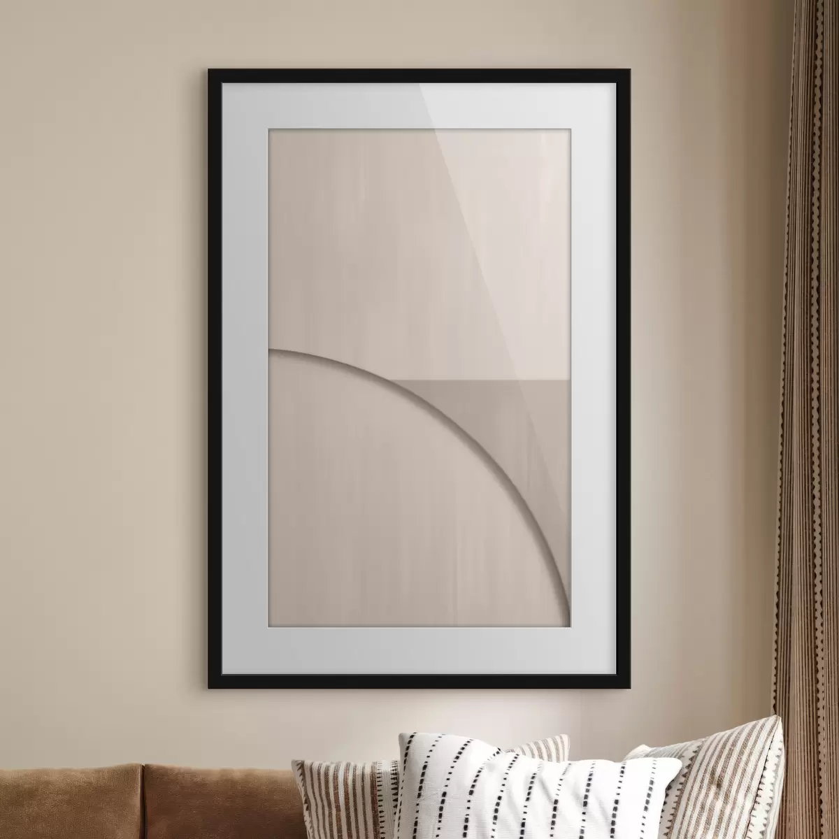 Poster Minimalistische Komposition in Beigetönen f50398