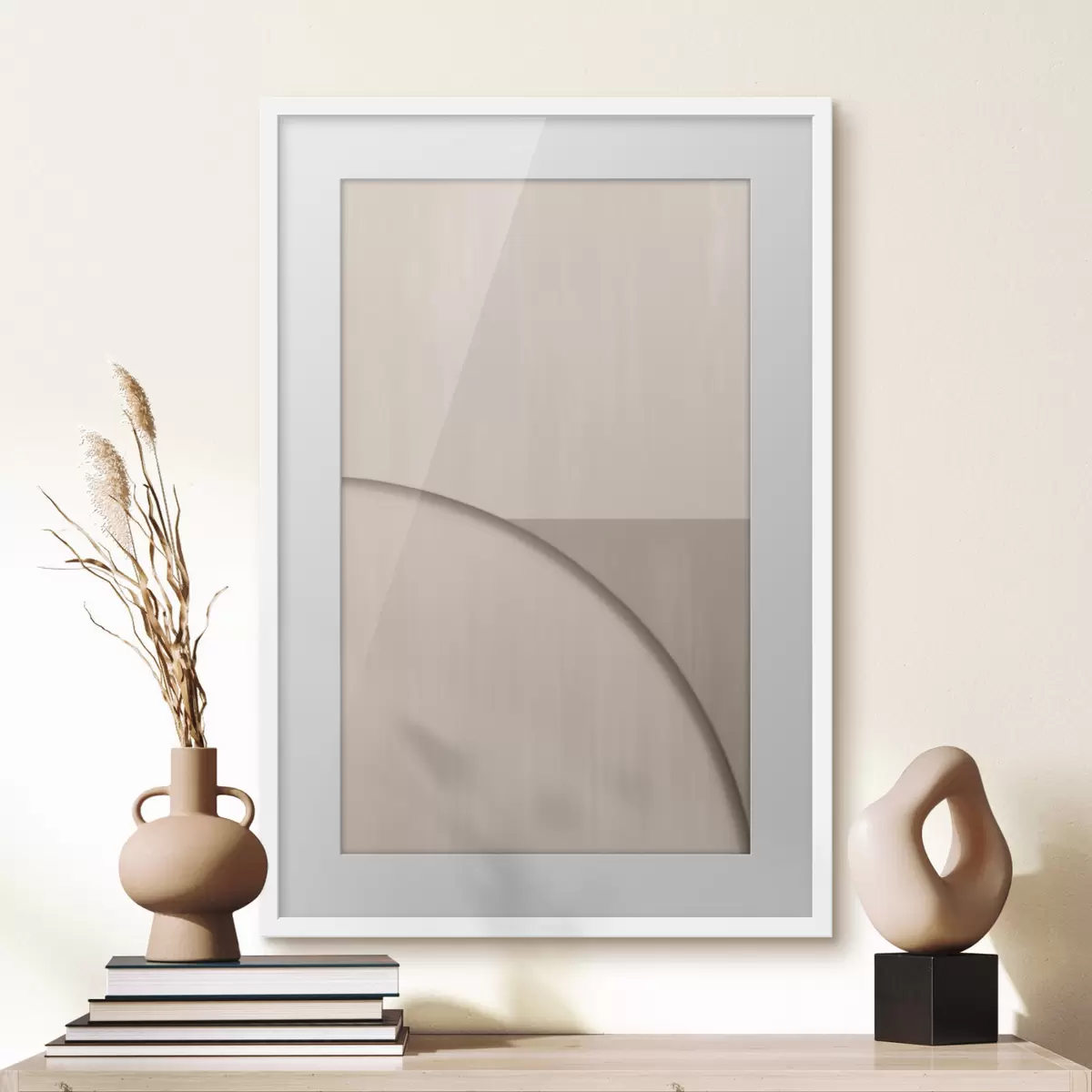 Poster Minimalistische Komposition in Beigetönen f50398