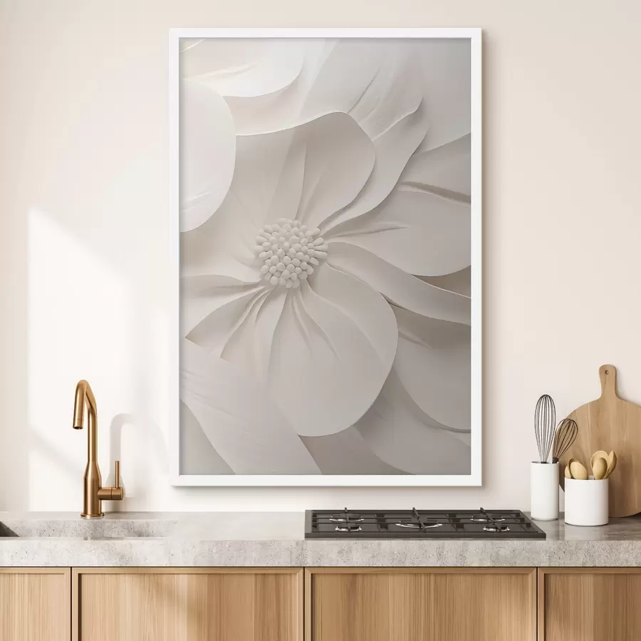 Fototapete Relief „Offene Blume“ f50400