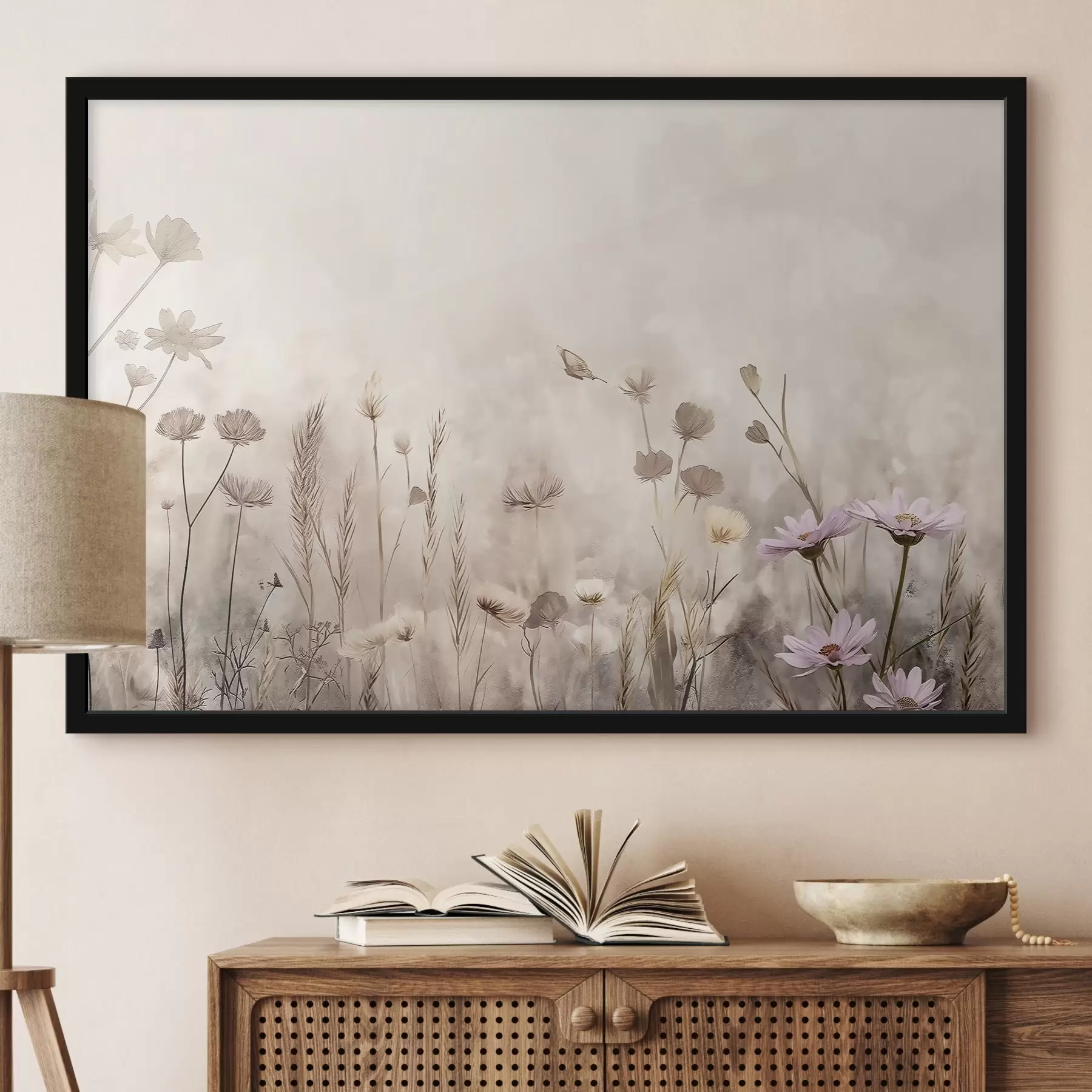 Fototapete Zarte Wildblumenwiese f50403