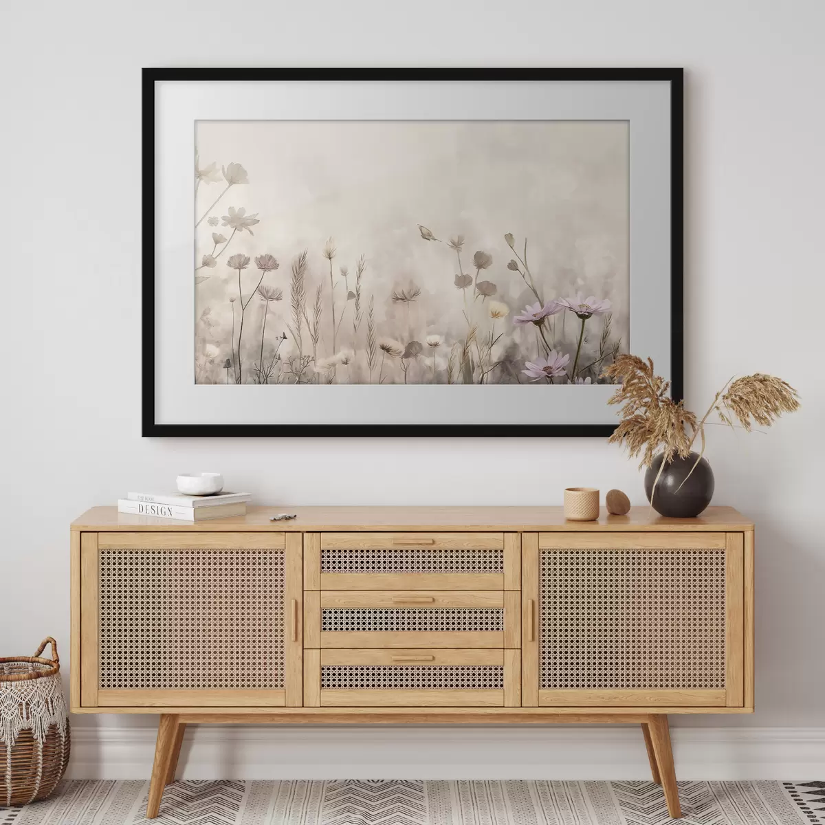 Poster Zarte Wildblumenwiese f50403
