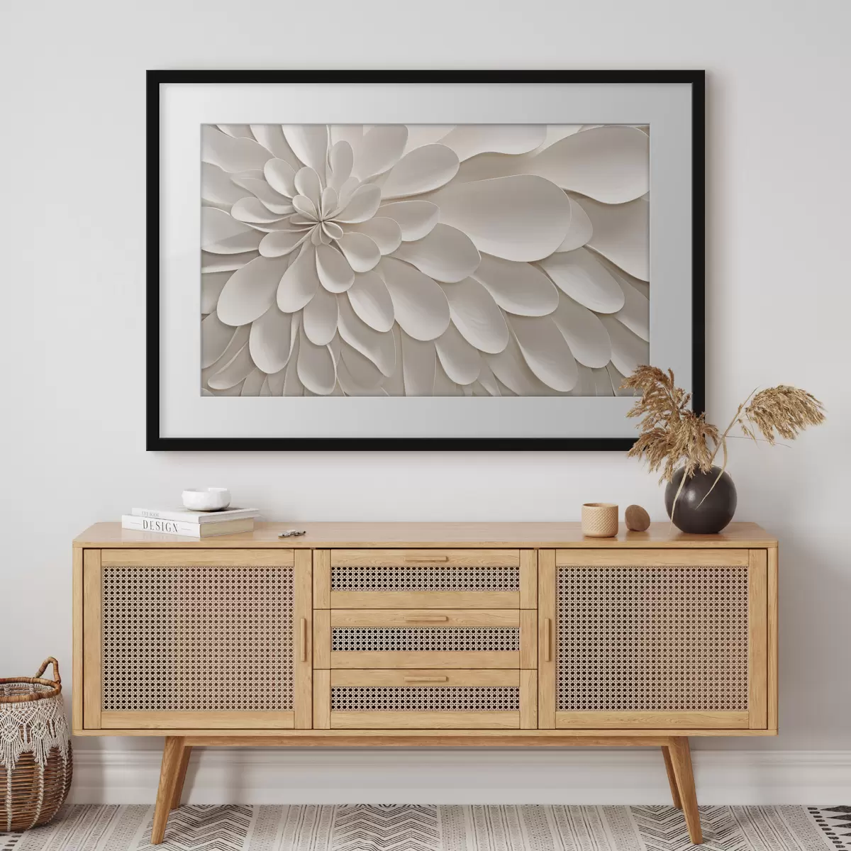 Poster Horizontale Gips-Kunst f50405