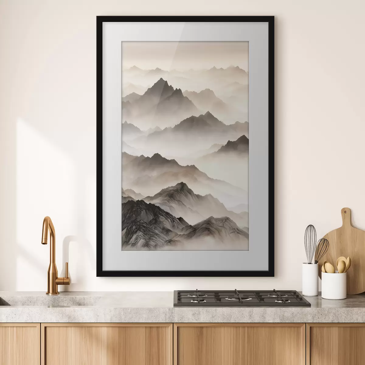 Poster Die Nebelberge f50467