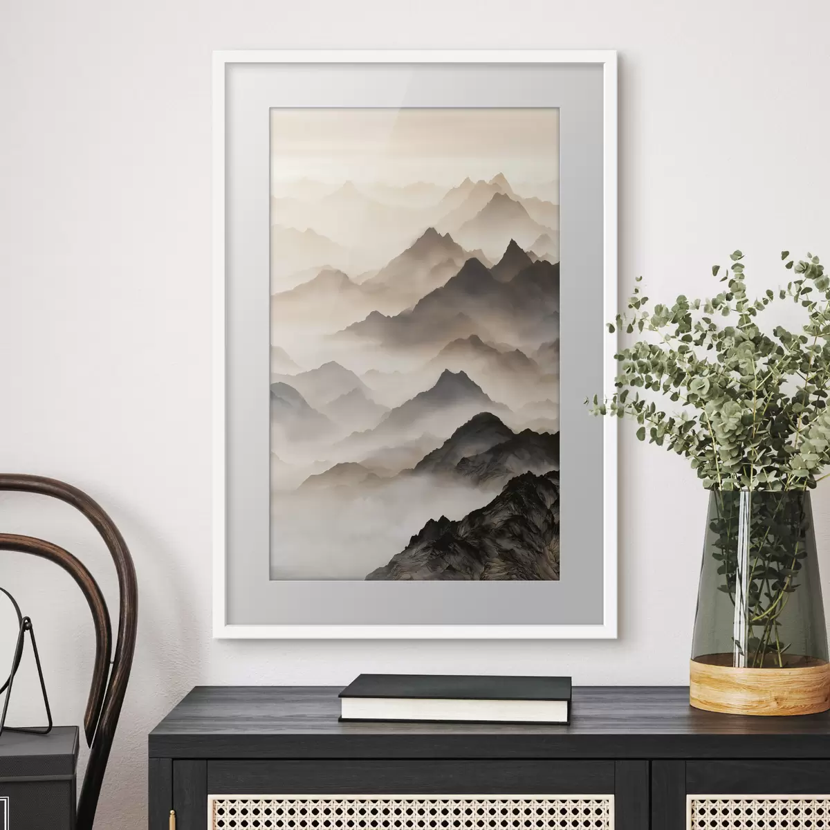 Poster Die Nebelberge f50468