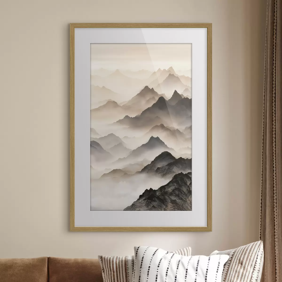 Poster Die Nebelberge f50468