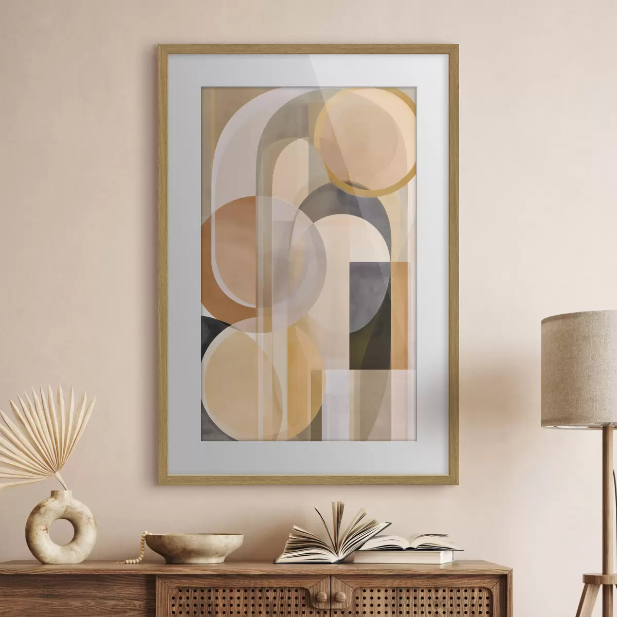 Poster Abstraktion im skandinavischen Stil f50490