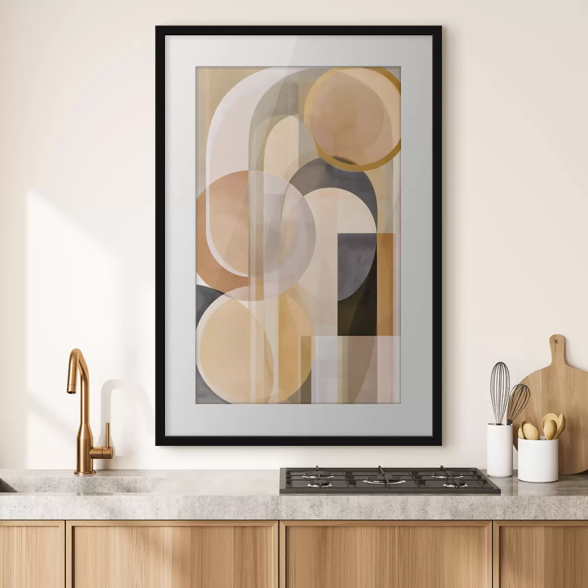 Poster Abstraktion im skandinavischen Stil f50490