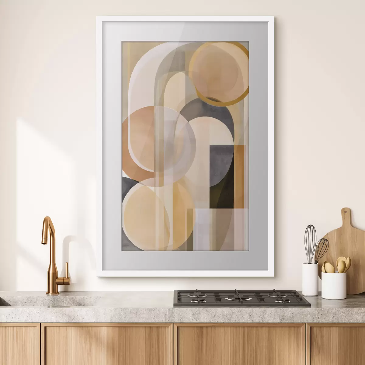 Poster Abstraktion im skandinavischen Stil f50490