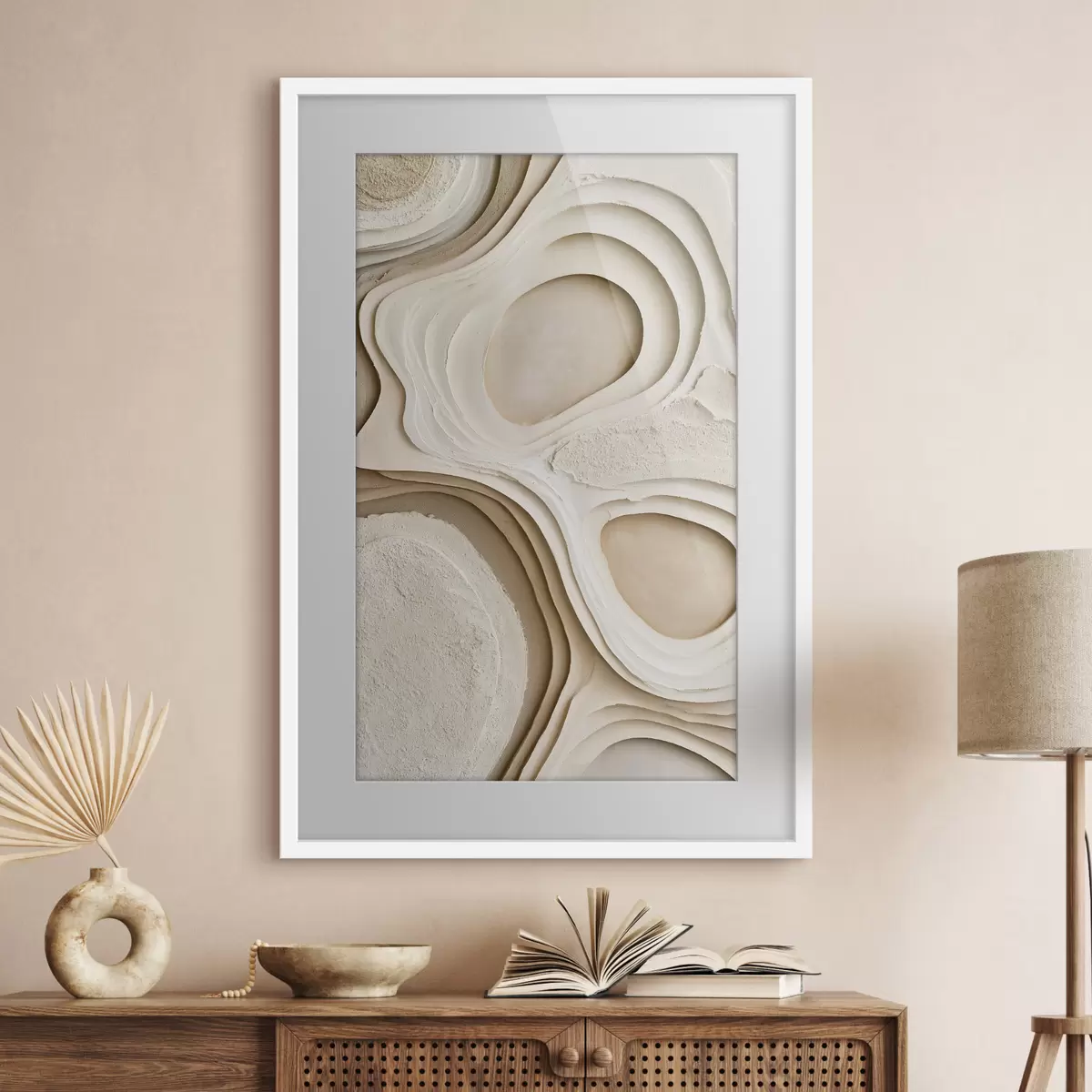 Poster Abstrakte Texturen mit Schichteffekt f50511