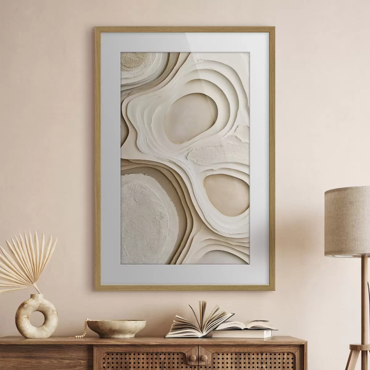 Poster Abstrakte Texturen mit Schichteffekt f50511