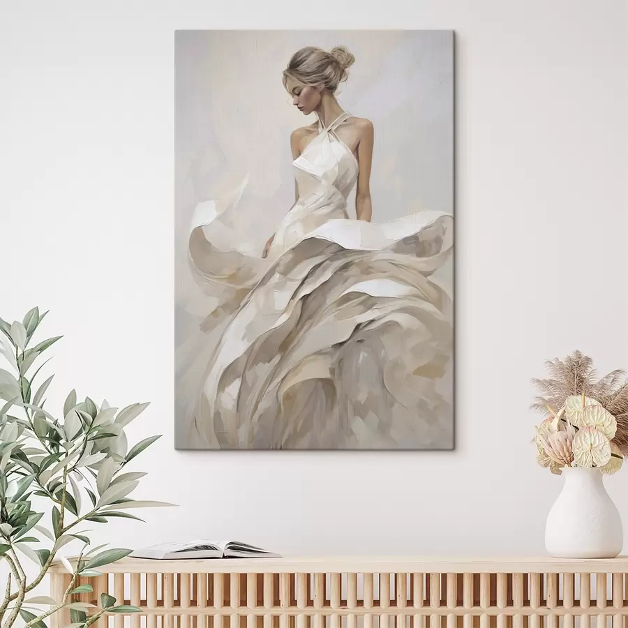 Fototapete Mädchen im Kleid s50658