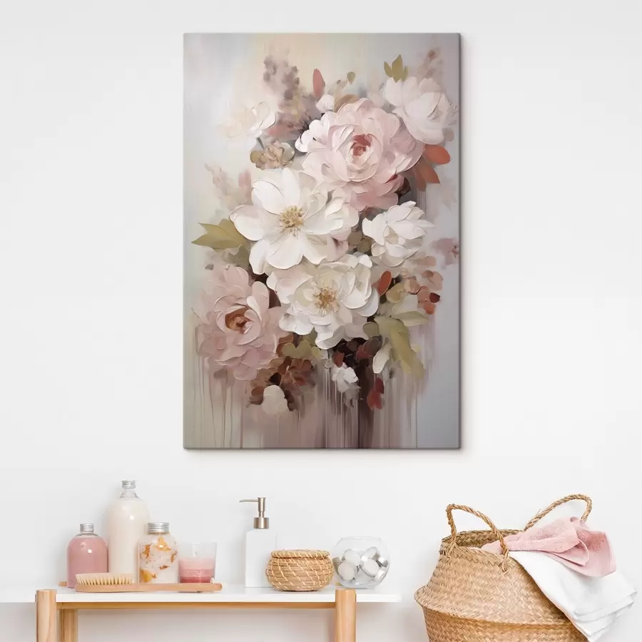 Fototapete Abstrakte Blumen, Nachbildung eines Gemäldes s50676