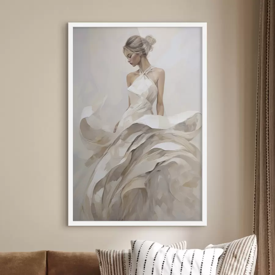 Fototapete Mädchen im Kleid f50658