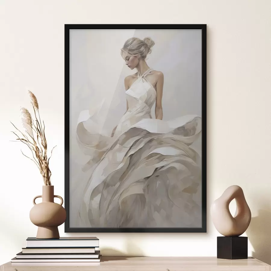 Fototapete Mädchen im Kleid f50658