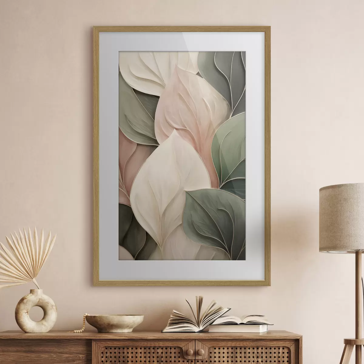 Poster Stilisierte Blätter f50668