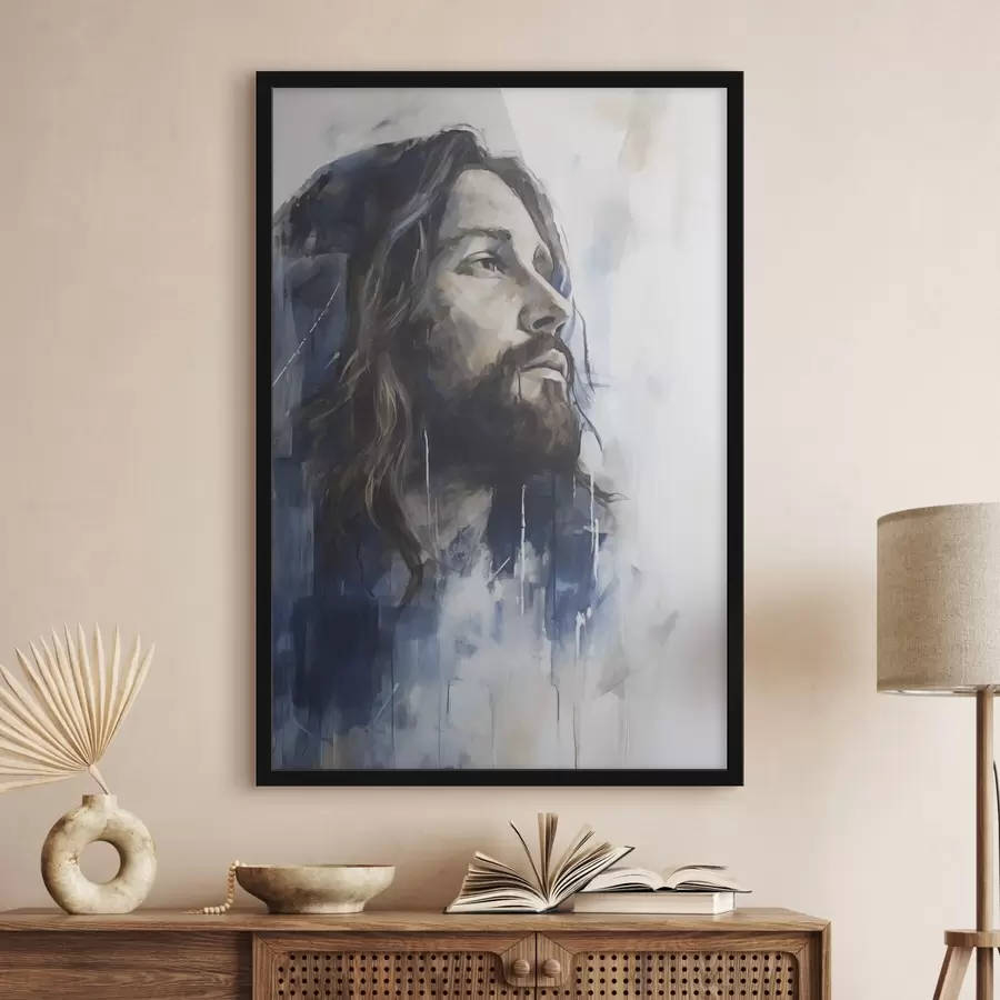 Fototapete Jesus, Nachahmungsgemälde f50672