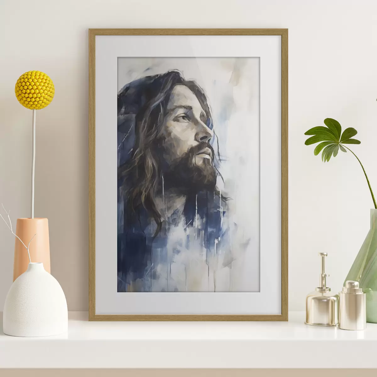 Poster Jesus, Nachahmungsgemälde f50672