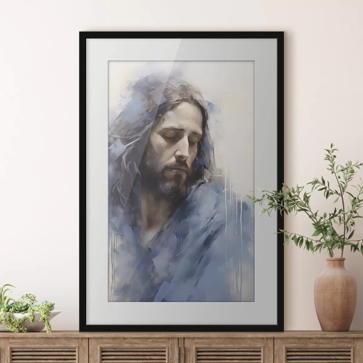 Poster Jesus, Nachahmungsgemälde f50673