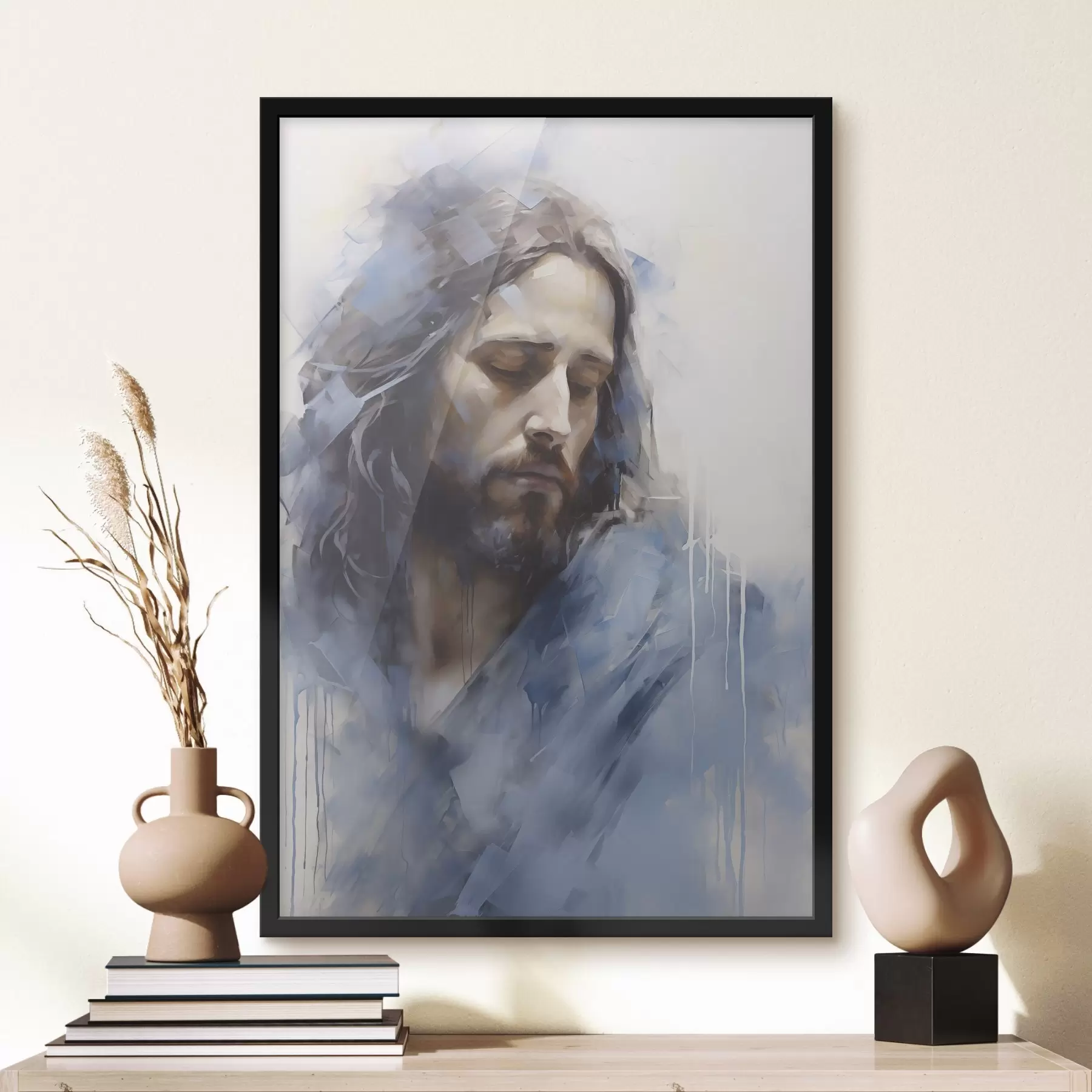 Fototapete Jesus, Nachahmungsgemälde f50673